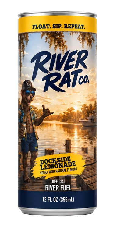 The River Rat Co. Dockside Lemonade can